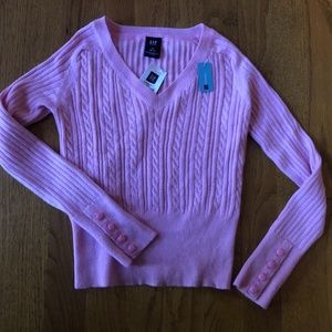 GAP kids sweater in pink, size 6-7 (S)